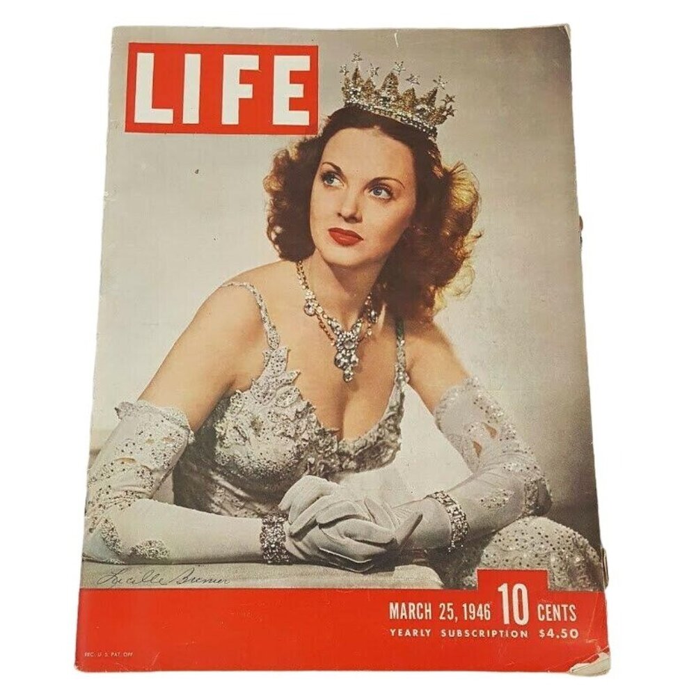 Vintage Life magazine March 25 1946 Lucille Brener